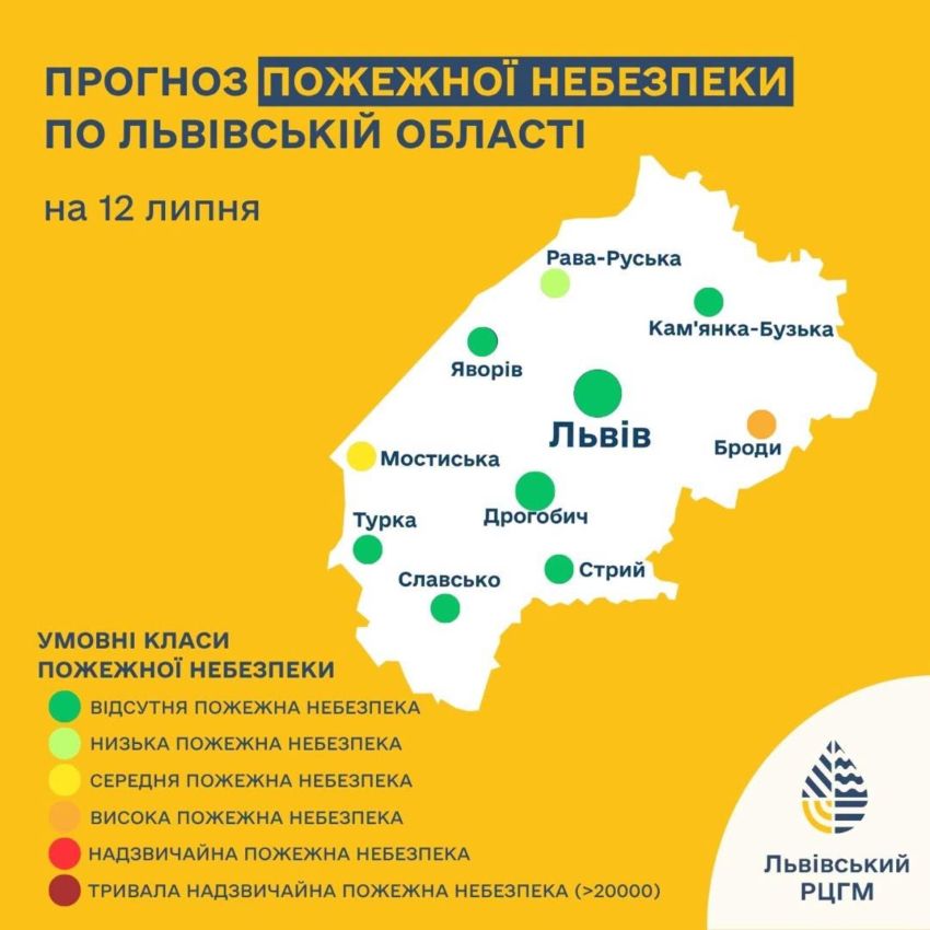 Погода Львівщина 12 липня: Завтрашній день. Детальний прогноз.